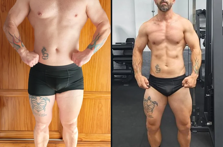 Fran · 39, antes y hoy