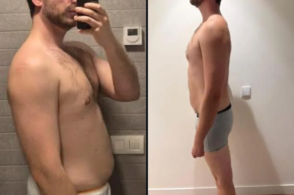 Juan · perfil, antes y hoy