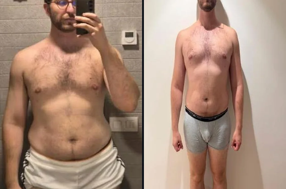 Juan · 33, antes y hoy